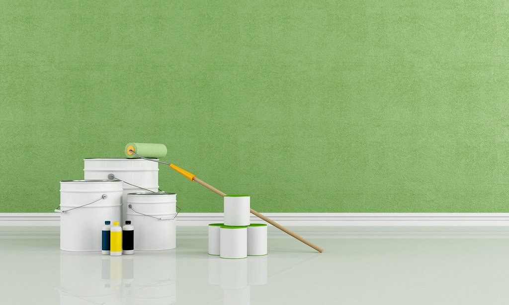 Pintura de vivienda terminada